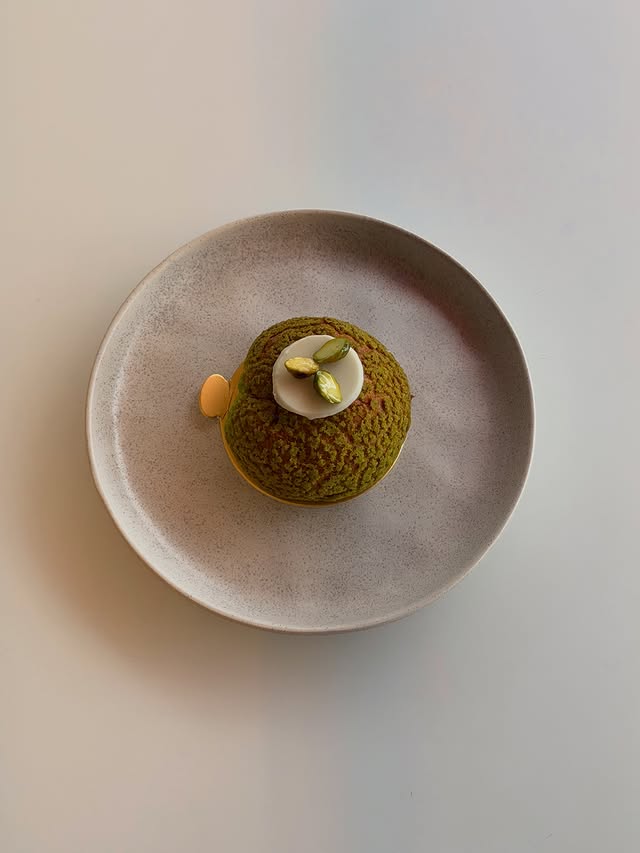 Pistachio choux pastry at Yasma Cafe